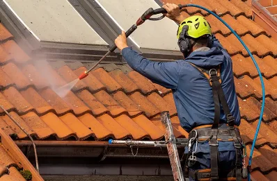 Démoussage et hydrofuge de toiture à Marcilly